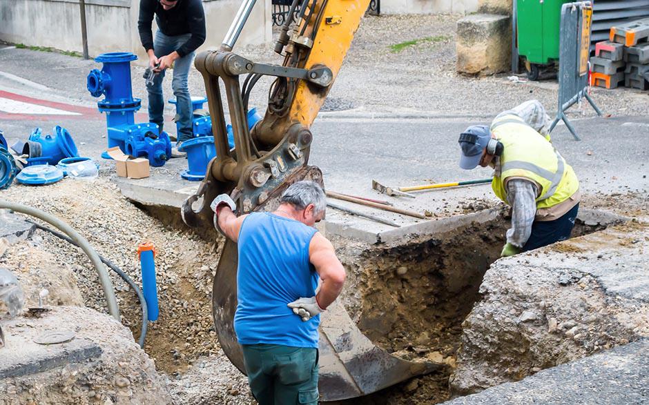 canalisation assainissement Livry-Gargan